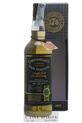 Dailuaine 13 years 2004 Cadenhead's Bourbon Hogshead - One of 288 - bottled 2017 Authentic Collection ---- - Lot de 1 Bouteille