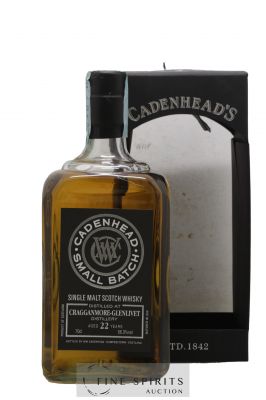 Cragganmore 22 years 1993 Cadenhead's One of 492 - bottled 2015 Small Batch ---- - Lot de 1 Bouteille