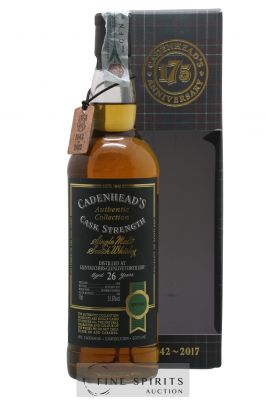 Glentauchers 26 years 1990 Cadenhead's Bourbon Barrel - One of 108 - bottled 2017 175th Anniversary Authentic Collection ---- - Lot de 1 Bouteille