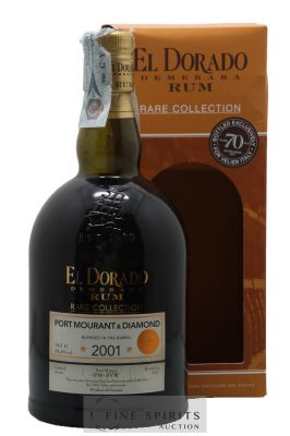 El Dorado 2001 Of. Port Mourant & Diamond Marque PM-SVW - bottled 2017 Velier 70th Anniversary Rare Collection ---- - Lot de 1 Bouteille