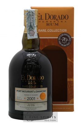 El Dorado 2001 Of. Port Mourant & Diamond Marque PM-SVW - bottled 2017 Velier 70th Anniversary Rare Collection   - Lot de 1 Bouteille