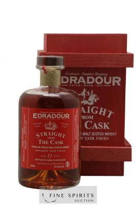 Edradour 11 years 2000 Of. Straight from the Cask Burgundy Cask Finish - One of 437 - bottled 2012 (50cl.) 