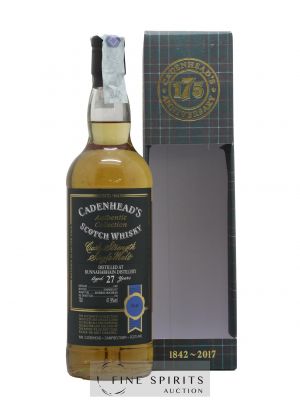 Bunnahabhain 27 years 1989 Cadenhead's Bourbon Hogshead - One of 192 - bottled 2017 Authentic Collection   - Lot de 1 Bouteille