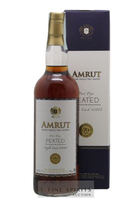 Amrut 2011 Of. Port Pipe Peated Cask n°3882 - bottled 2017 Velier 70th Anniversary ---- - Lot de 1 Bouteille