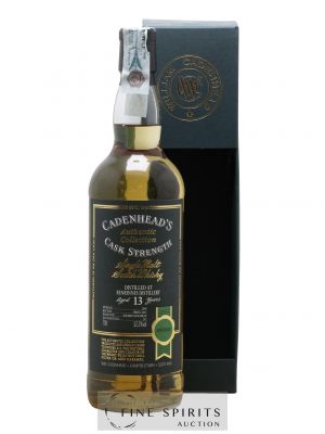 Benrinnes 13 years 2004 Cadenhead's Bourbon Hogshead - One of 282 - bottled 2018 Authentic Collection ---- - Lot de 1 Bouteille