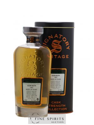 Glen Keith 24 years 1997 Signatory Vintage Cask n°72598-72599 - One of 518 - bottled 2022 Cask Strength Collection ---- - Lot de 1 Bouteille