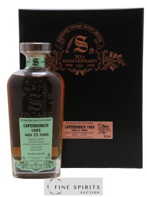 Caperdonich 23 years 1995 Signatory Vintage Cask n°95050 - One of 265 - bottled 2018 30th Anniversary ---- - Lot de 1 Bouteille