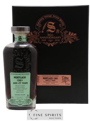Mortlach 27 years 1991 Signatory Vintage Cask n°4239 - One of 542 - bottled 2018 30th Anniversary 