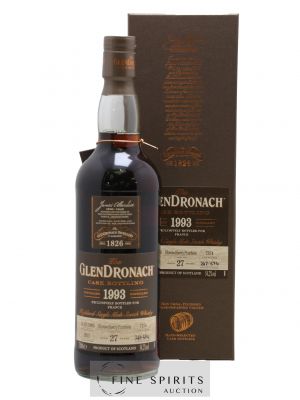 The Glendronach 27 years 1993 Of. Cask n°7274 - One of 674 - bottled 2021 France Exclusive Cask Bottling 