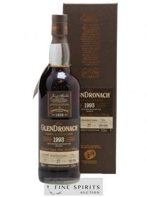 The Glendronach 27 years 1993 Of. Cask n°7274 - One of 674 - bottled 2021 France Exclusive Cask Bottling 