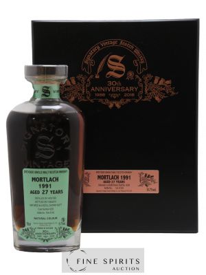 Mortlach 27 years 1991 Signatory Vintage Cask n°4239 - One of 542 - bottled 2018 30th Anniversary 