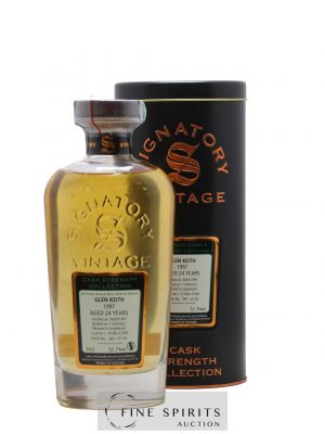 Glen Keith 24 years 1997 Signatory Vintage Cask n°72598-72599 - One of 518 - bottled 2022 Cask Strength Collection ---- - Lot de 1 Bouteille