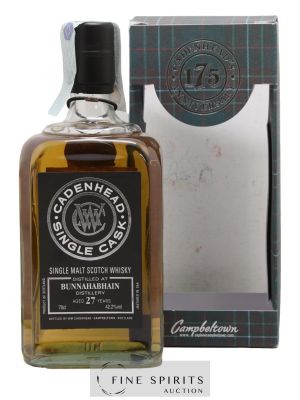 Bunnahabhain 27 years 1989 Cadenhead's Whiskyfair Takao 2017 Single Cask   - Lot de 1 Bouteille