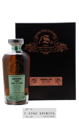Linkwood 27 years 1990 Signatory Vintage Cask n°9735 - One of 233 - bottled 2018 30th Anniversary 
