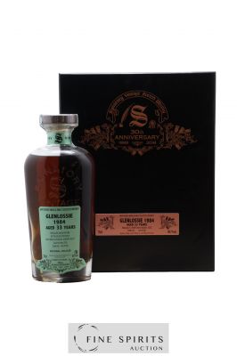 Glenlossie 33 years 1984 Signatory Vintage Cask n°2533 - One of 530 - bottled 2018 30th Anniversary ---- - Lot de 1 Bouteille