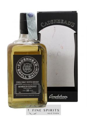 Benriach 10 years 2008 Cadenhead's One of 534 - bottled 2018 Small Batch   - Lot de 1 Bouteille