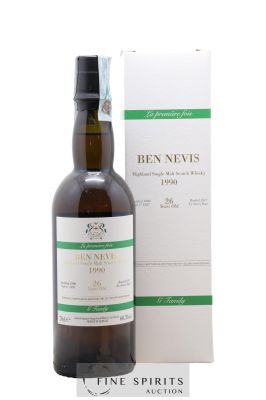 Ben Nevis 26 years 1990 Signatory Vintage La Première Fois Cask n°1507 bottled 2017 Velier Ex Sherry But ---- - Lot de 1 Bouteille