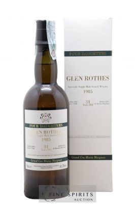 Glenrothes 31 years 1985 Signatory Vintage Four Daughters Cask n°7948 - bottled 2017 Velier 70th Anniversary ---- - Lot de 1 Bouteille