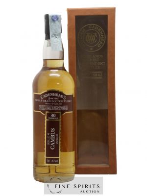 Cambus 30 years 1988 Cadenhead's Bourbon Hogshead - One of 258 - bottled 2018   - Lot de 1 Bouteille
