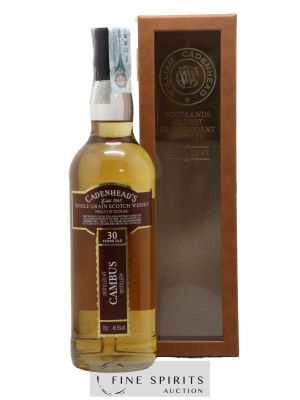 Cambus 30 years 1988 Cadenhead's Bourbon Hogshead - One of 258 - bottled 2018   - Lot de 1 Bouteille