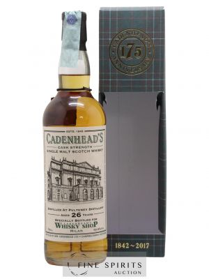 Pulteney 26 years 1990 Cadenhead's One of 168 - bottled 2017 Whisky Shop Milan 175th Anniversary   - Lot de 1 Bouteille