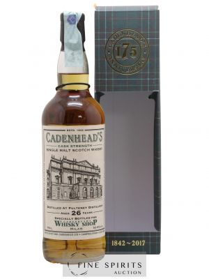 Pulteney 26 years 1990 Cadenhead's One of 168 - bottled 2017 Whisky Shop Milan 175th Anniversary   - Lot de 1 Bouteille