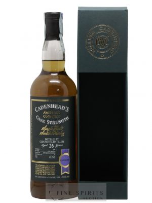 Glen Scotia 26 years 1992 Cadenhead's Bourbon Hogshead - One of 228 - bottled 2018 Authentic Collection   - Lot de 1 Bouteille