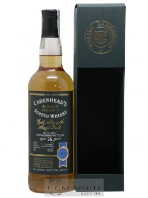 Bunnahabhain 26 years 1989 Cadenhead's Cask Strength - One of 246 - bottled 2016 Authentic Collection   - Lot de 1 Bouteille