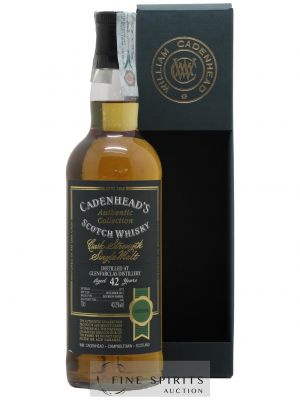 Glenfarclas 42 years 1973 Cadenhead's Bourbon Hogshead - One of 168 - bottled 2015 Authentic Collection ---- - Lot de 1 Bottle
