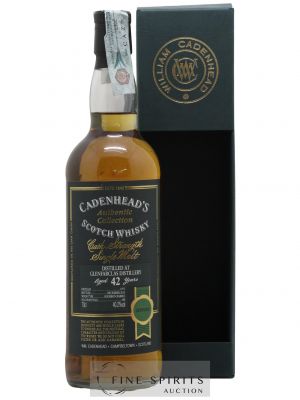 Glenfarclas 42 years 1973 Cadenhead's Bourbon Hogshead - One of 168 - bottled 2015 Authentic Collection ---- - Lot de 1 Bottle