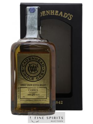 Cambus 29 years 1988 Cadenhead's Bourbon Hogshead - One of 294 - bottled 2018 Single Cask   - Lot de 1 Bouteille