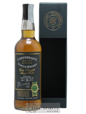 Mortlach 28 years 1987 Cadenhead's Bourbon Hogshead - One of 198 - bottled 2016 Authentic Collection   - Lot de 1 Bouteille