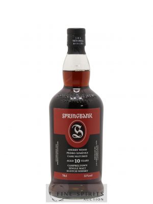 Springbank 10 years 2012 Of. Sherry Wood Pedro Ximénez Cask matured - One of 10800 - bottled 2022   - Lot de 1 Bouteille