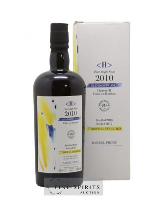 Diamond 7 years 2010 Velier H Blend of 5 Ex-Bourbon Casks - bottled 2017 Velier 70th Anniversary   - Lot de 1 Bouteille