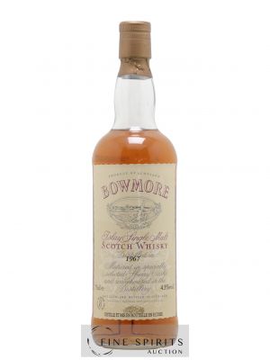 Bowmore 1967 Of. Selected Sherry Casks Auxil import ---- - Lot de 1 Bottle