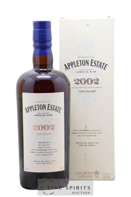 Appleton Estate 20 years 2002 Of. Pot Still Cask n°404082 through n°404101 - One of 5700 - bottled 2022 Hearts 