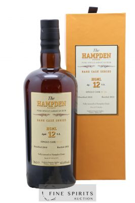 Hampden 12 years 2010 Of. HGML Single Cask n°24 - One of 275 - bottled 2022 Rare Cask Series 