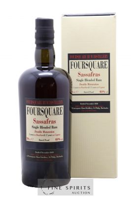 Foursquare Of. Sassafras Barrel Proof - One of 6000 - bottled 2020 Double Maturation ---- - Lot de 1 Bouteille