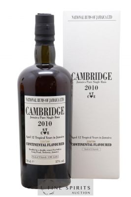 Cambridge 12 years 2010 Of. Mark ST C E - One of 4900 - bottled 2022 LM&V National Rums of Jamaica 