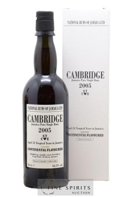 Cambridge 13 years 2005 Of. Mark ST C E - One of 3648 - bottled 2018 LM&V National Rums of Jamaica 
