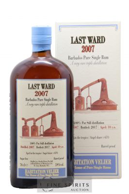 Last Ward 10 years 2007 Of. bottled 2017 Habitation Velier ---- - Lot de 1 Bouteille