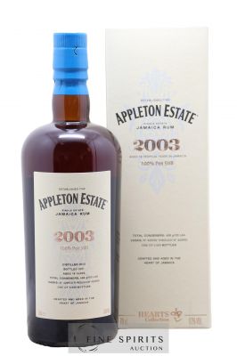 Appleton Estate 18 years 2003 Of. Pot Still Cask n°420930 through n°420950 - One of 5000 - bottled 2021 Hearts Collection 