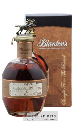 Blanton's Of. Single Barrel n°703 - bottled 2022 ---- - Lot de 1 Bouteille