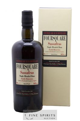 Foursquare Of. Sassafras Barrel Proof - One of 6000 - bottled 2020 Double Maturation ---- - Lot de 1 Bouteille