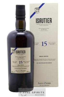 Isautier 15 years 2007 Of. Small Batch Lot n°36 - one of 991 - bottled 2022 