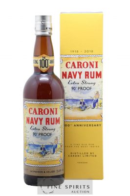 Caroni 18 years Velier Navy Rum 90° Proof - bottled 2018 Celebrating the 100th Anniversary Extra Strong 