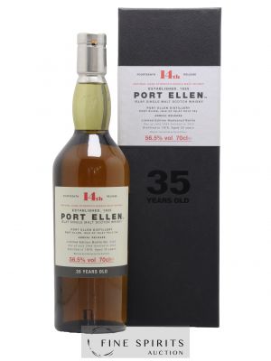 Port Ellen 35 years 1978 Of. 14th Release Natural Cask Strength - One of 2964 - bottled 2014 Limited Edition   - Lot de 1 Bouteille