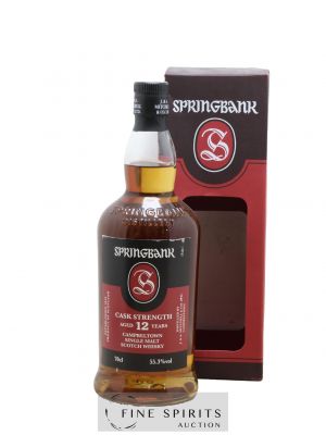 Springbank 12 years Of. Cask Strength (55.3°) ---- - Lot de 1 Bouteille