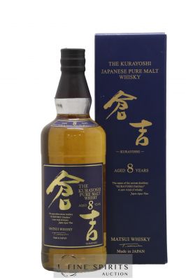 The Kurayoshi 8 years Of. Pure Malt Matsui Whisky   - Lot de 1 Bouteille