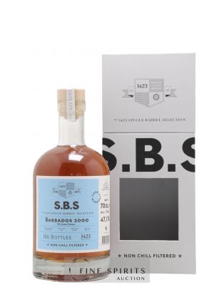 S.B.S 1423 Ltd. Barbados 2000 One of 186 - bottled 2021 ---- - Lot de 1 Bottle